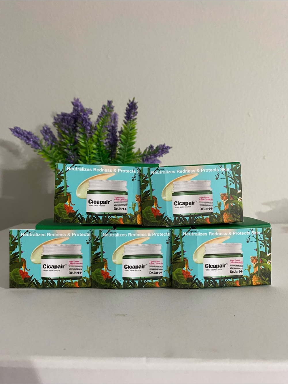 5x Dr. Jart+ Cicapair Tiger Grass Color Correcting Treatment, 5x 0.5 OZ, SPF 30